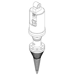 Hydraulische Schnecke Red AGR Pro 030 (2.0…5.0 t), 71 kg