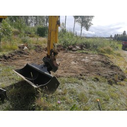 Tilting buckets for excavators