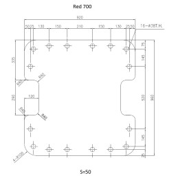 Гидромолоты для экскаватора Red 700 (60…100 т.) 6900 кг.