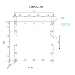 Hydraulikhämmer Red 215 (25…32 t) 2200 kg