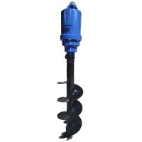 Hydraulic Augers for excavators for drilling holes and screw poles