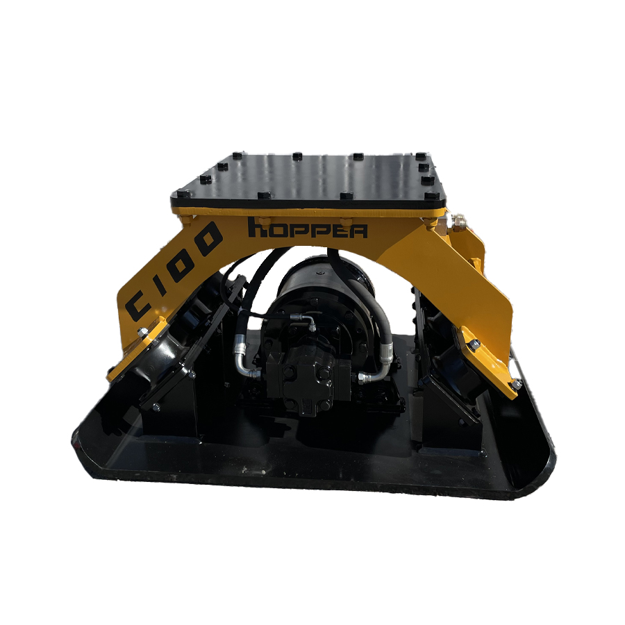 Compacting plate